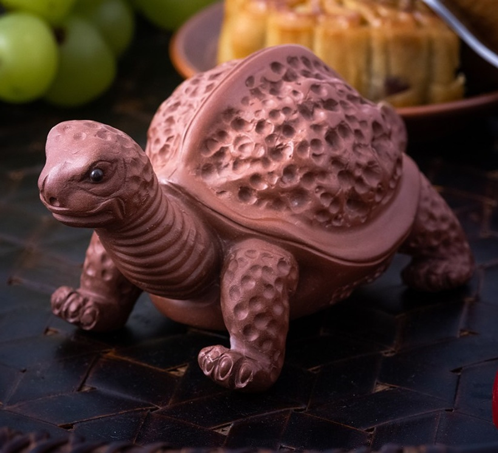 250054 Фигурка "Ореховая черепаха", выс.45, глина