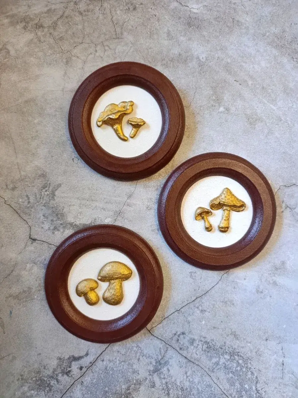 Панно на стену для интерьера грибы мухоморы