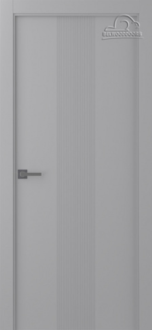 Дверь Ивент 1 / Цвет Эмаль светло - серый / Двери Belwooddoors
