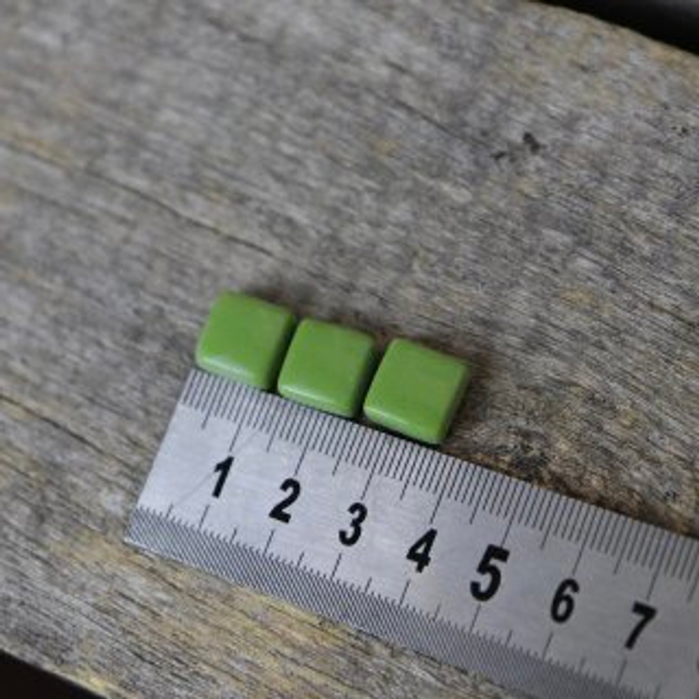 FLORY12 стеклянная мозаика 12х12 мм зеленого цвета