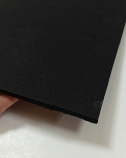 Микропористая резина для тапочек 5мм Черная