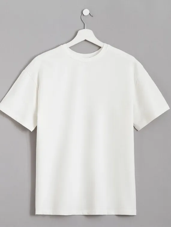 Футболка женская MINAKU: Оversize, цвет экрю, р-р 48