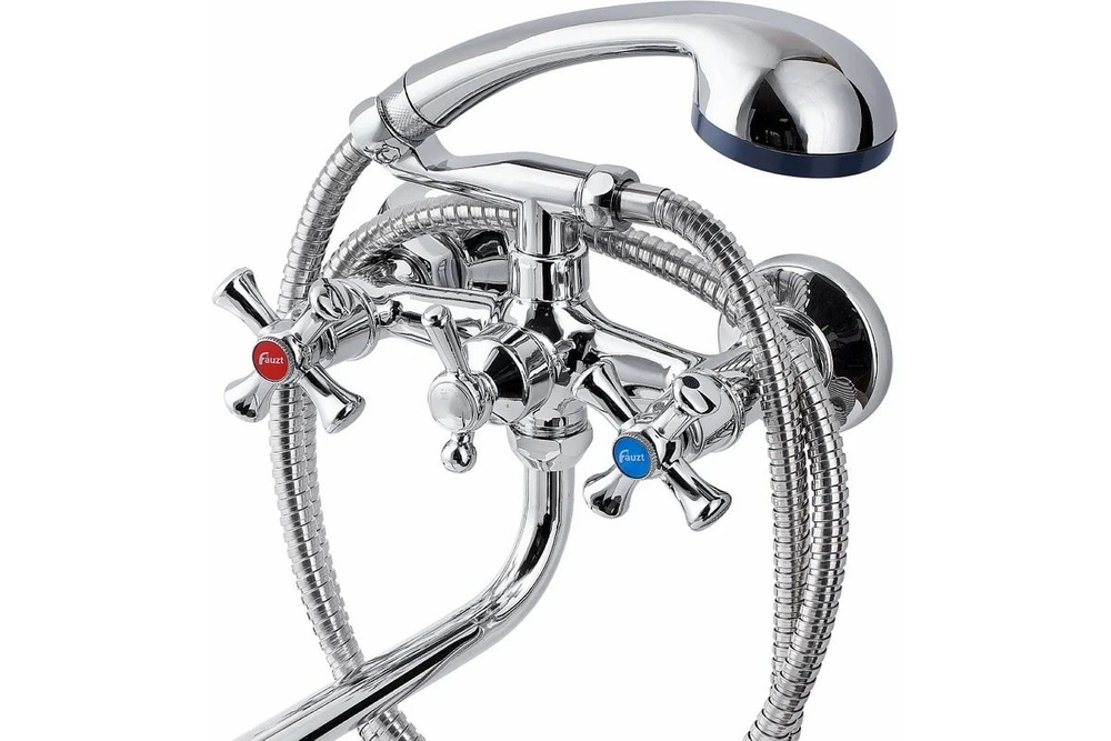 Смеситель для ванны с душем FAUZT FZs-428-07 тип См-ВУДРНШлА