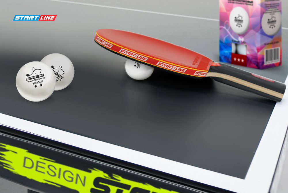 Мячи Start line Training 3* New (6 шт, бел.)