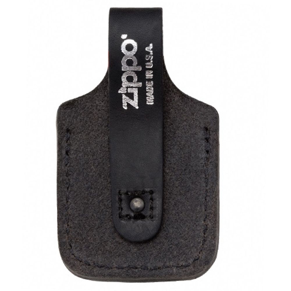 Чехол ZIPPO для широкой зажигалки чёрный (LPTBK)