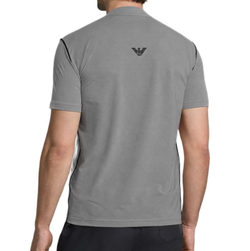 Мужское теннисное поло EA7 Jersey - smoked pearl