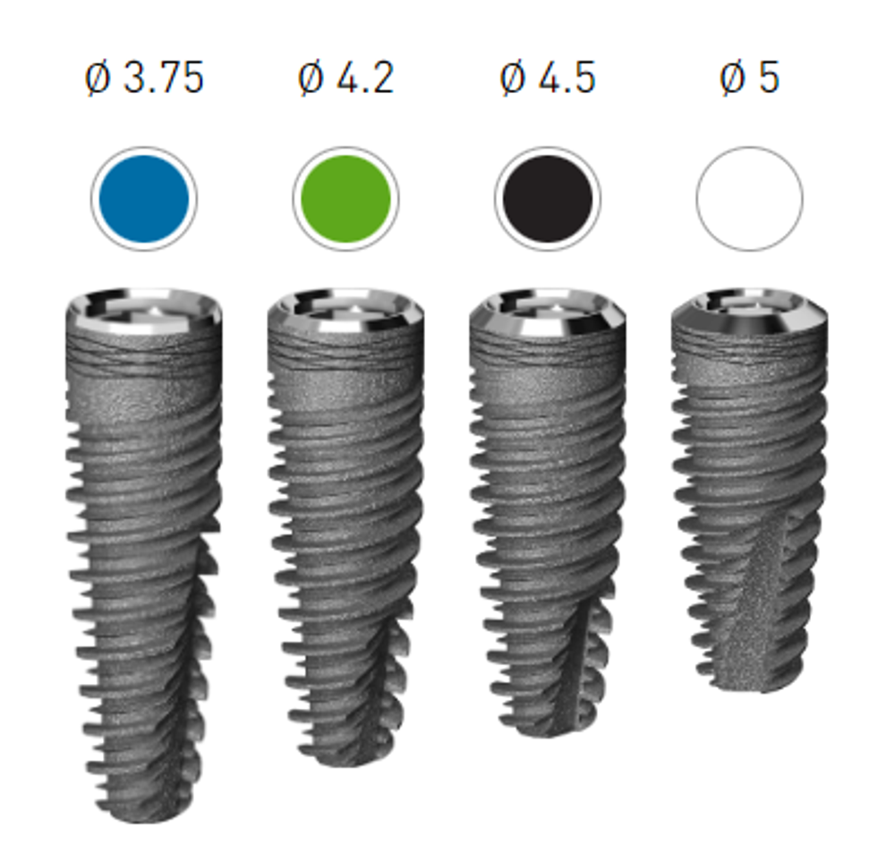 Имплантат AB Dental I55 (D 3.75 мм, L 11.5 мм)