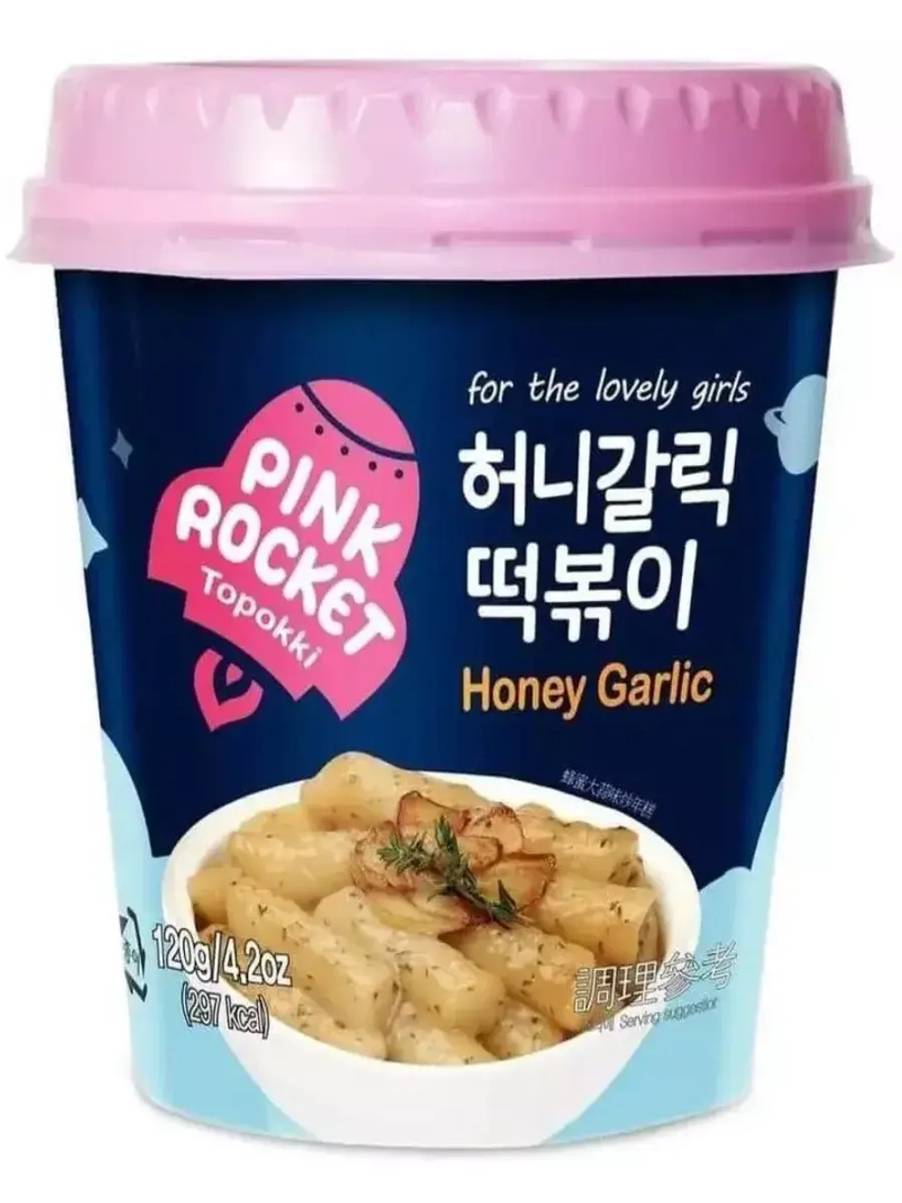 Рисовые клецки Токпокки вкус Мед и Чеснок 120 г * 2 шт