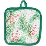 Прихватка в наборе с варежкой «Зимняя ягода», 17,5*17,5 см и 27*17 см