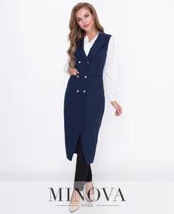 Кардиган 8590-темно-синий Minova