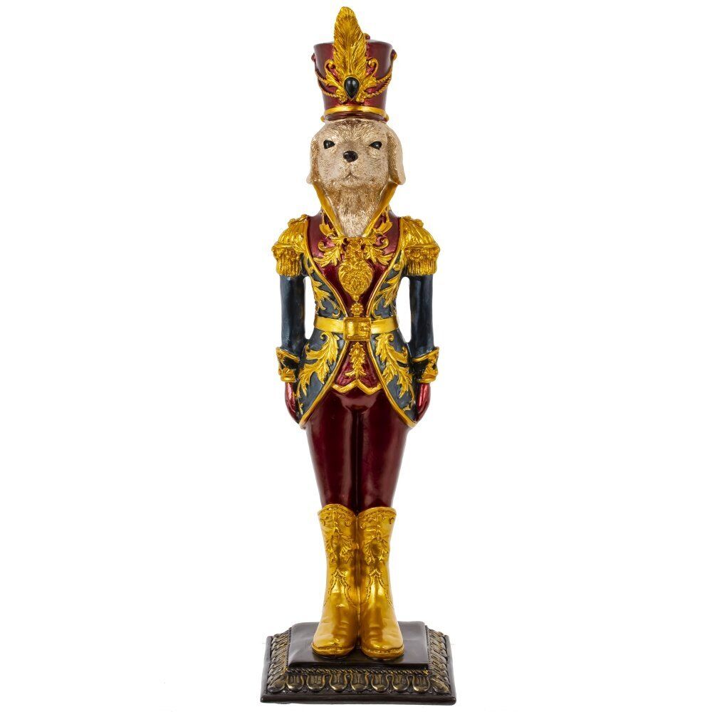 GAEM Фигурка декоративная "Солдатик-собака", L9 W9 H32 см