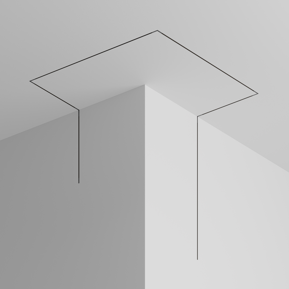 Шинопровод встраиваемый под ГКЛ 12,5мм Maytoni Exility X TRX239-423.12B 3м