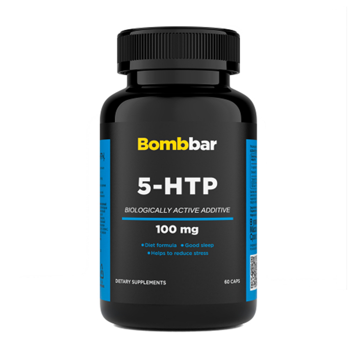 5-Гидрокситриптофан, 5-HTP, Bombbar, 60 капусл