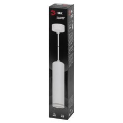 Светильник подвесной (подвес) ЭРА PL16 WH MR16/GU10, белый, потолочный, цилиндр | Подвесные светильники