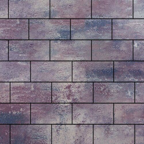 Тротуарная плитка Грас, 80 мм, ColorMix Каратау, гладкая