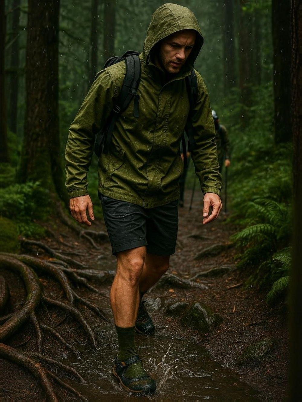 Водонепроницаемые носки KaiRox Ultra Thin Crew L (43-46), черный
