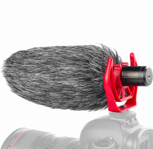 Пушка накамерная ENSGO DMM2 с ветрозащитой "собака"