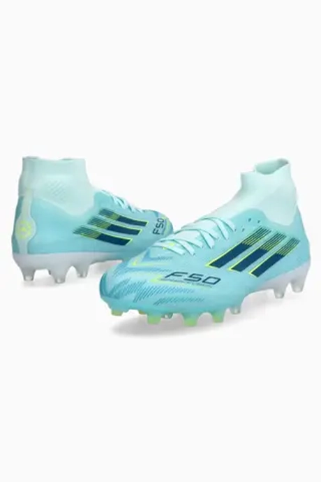 Бутсы adidas F50 Pro Mid FG/AG для женщин - бирюзовый