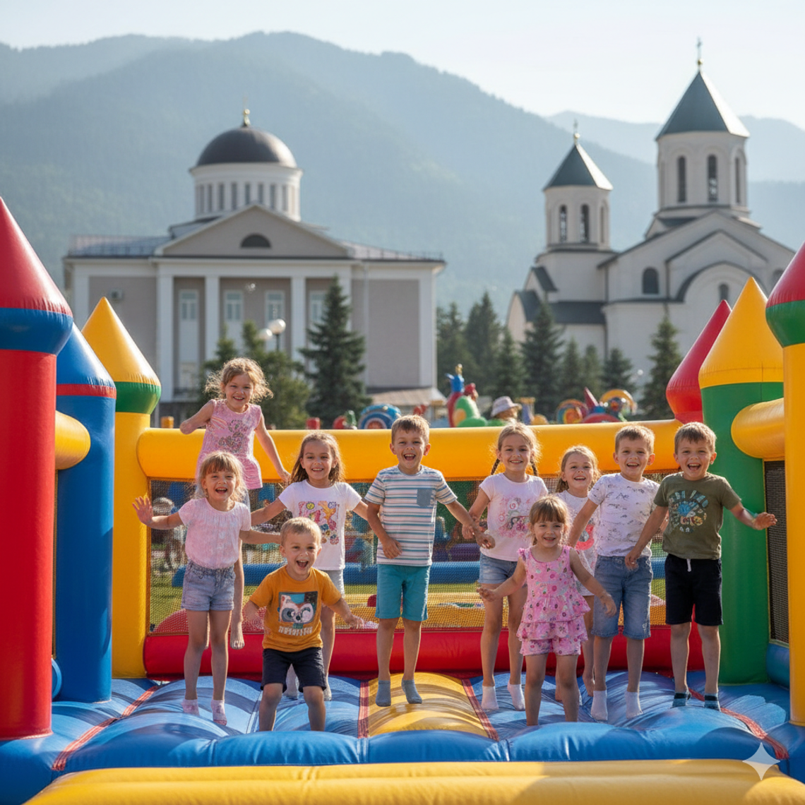 Батут купить в Горно-Алтайске – Надувные аттракционы БатутМастер