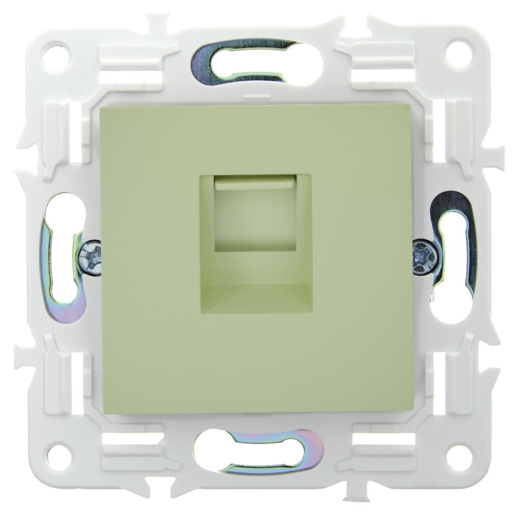 SKANDY Розетка компьютерная RJ45 кат.5E SK-K01G мятный IEK