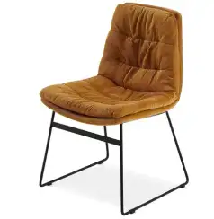 Стул Kamari, бежевый вельвет