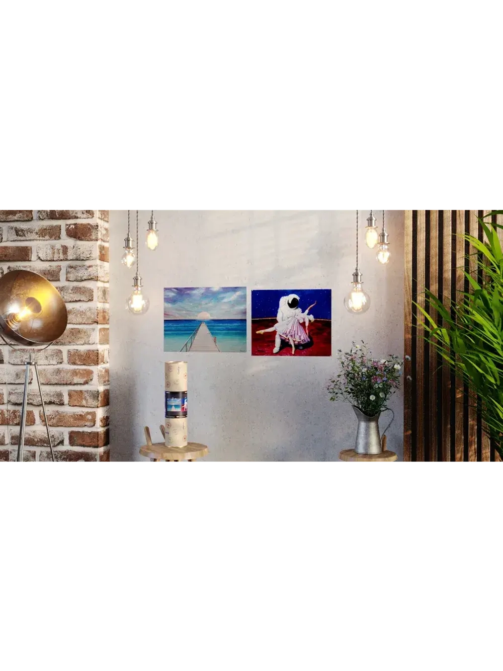 Картины-наклейки на стену для декора интерьерные №811