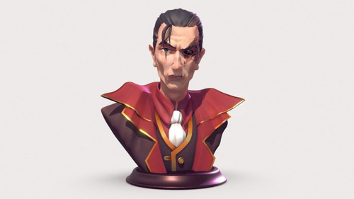 Силко Silco bust League of Legends Лига Легенд lol Коллекционная Фигурка Аниме