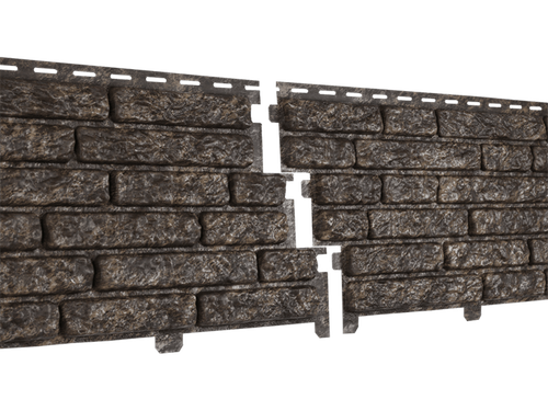 Фасадная панель Стоун Хаус Кварцит Коричневый