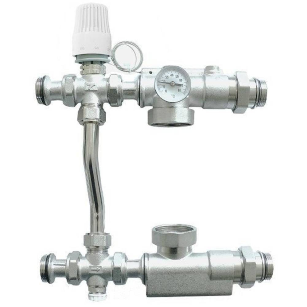 Группа автономной циркуляции TIM для систем отопления расст.для нас.-130мм, разм. нас.- 1 1/2 дюйм