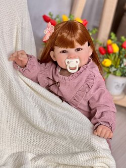 Кукла Реборн мягконабивная 65см в пакете (FA-805)