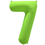 Шар фольгированный Цифра 7 101 см (Зеленый)