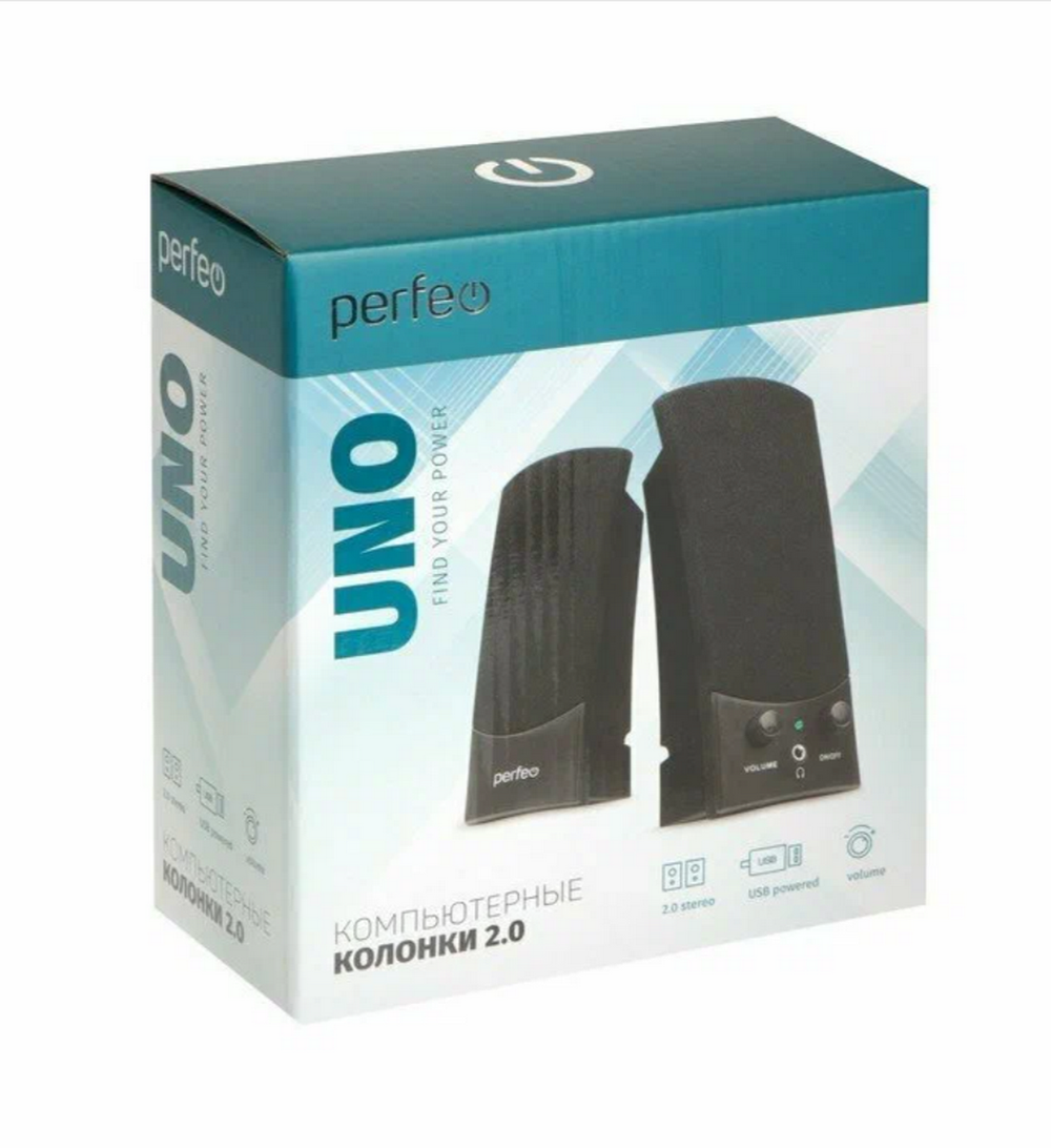 Компьютерная Акустика 2.0 Perfeo PF-A4392 PF-210 UNO