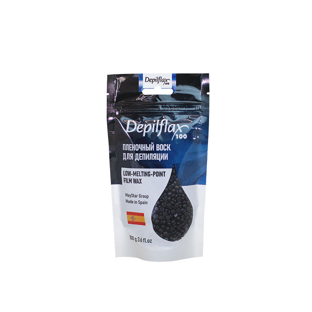 Depilflax Воск Пленочный EXTRA Elastic, в гранулах, Черный 250 гр
