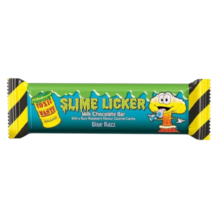 Шоколад Toxic Waste Slime Licker Blue Raspberry со вкусом голубой малины