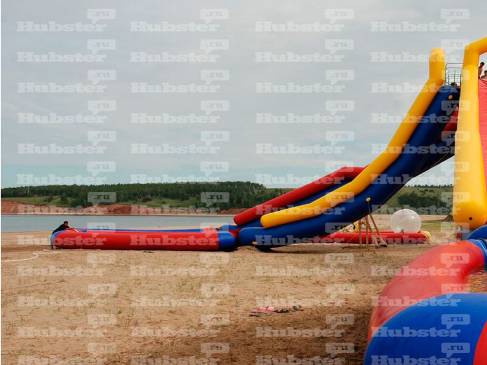 Надувная горка "Дуга 7"