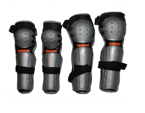 Комплект (наколенники + налокотники) серые