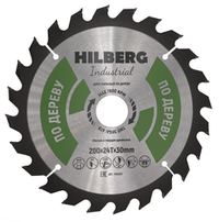 Диск пильный Hilberg Industrial Дерево 200*32/30*24Т HW203