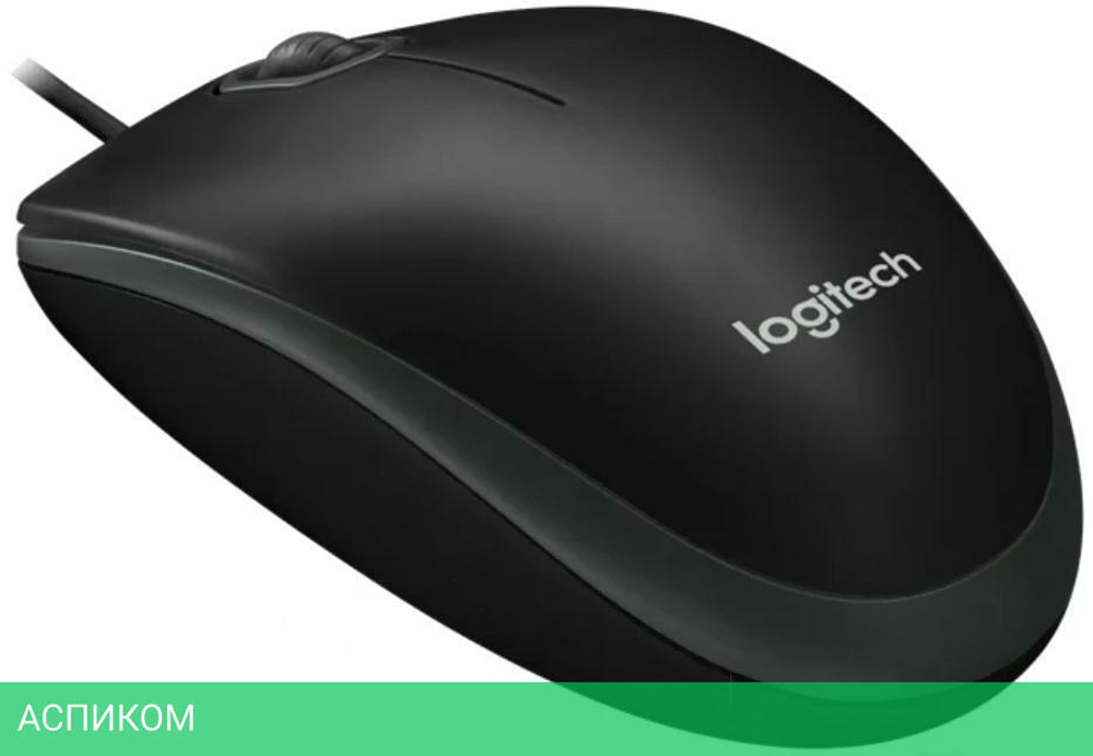 Мышь Logitech B100 черный (910-006605)
