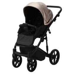 Детская коляска Adamex Mobi Deluxe 2 в 1 M-SD10 (БЕЖЕВЫЙ ПЕРЛ+СВЕТЛО-БЕЖ.КОЖА)