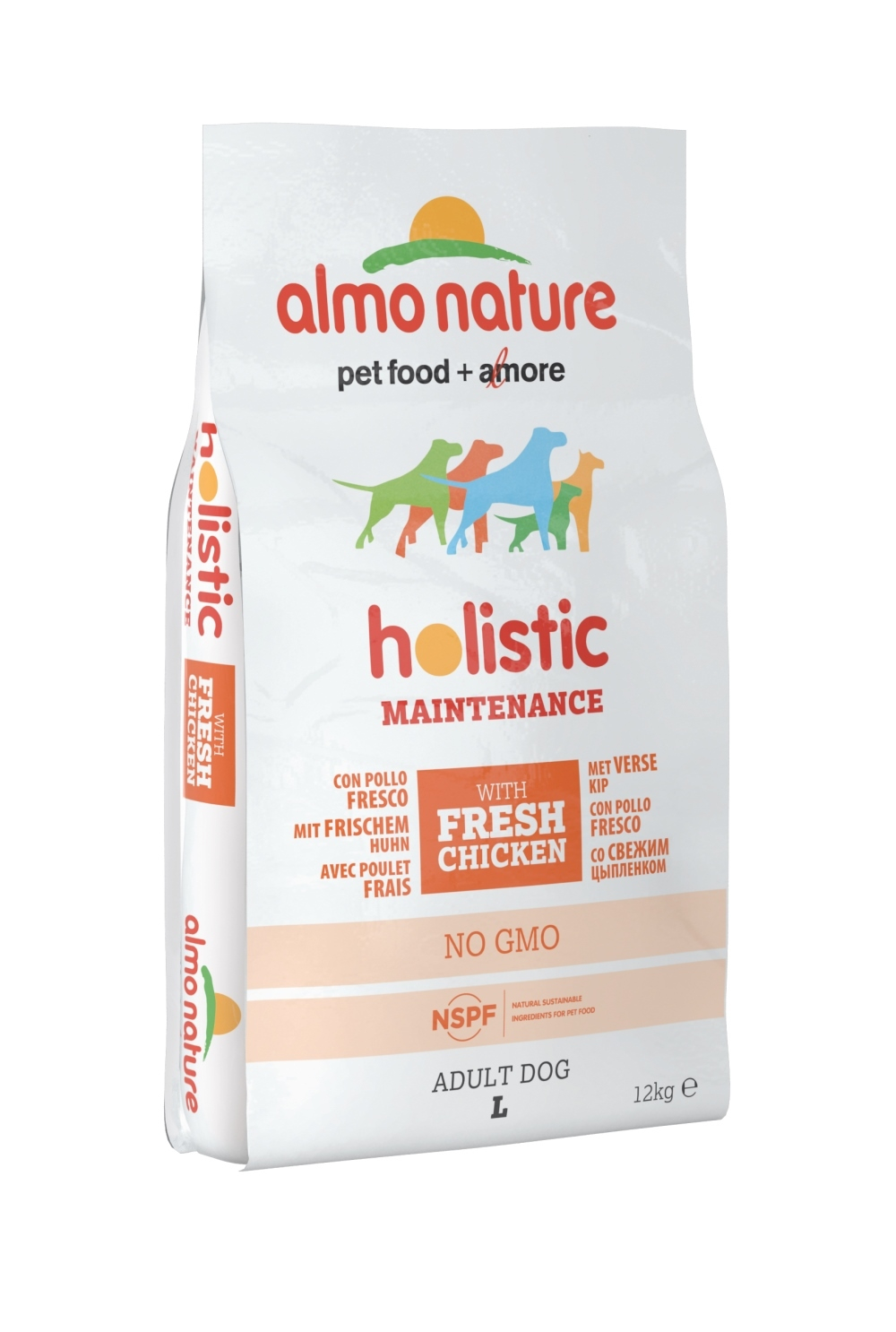 Almo Nature Для Взрослых собак Крупных пород с Курицей (Holistic - Large&Chicken) 12 кг