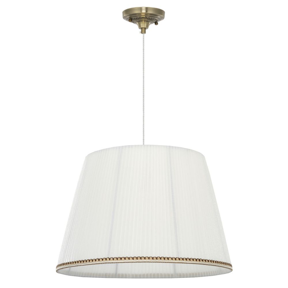 Citilux Вена CL402030 Подвесной светильник бронза с белым абажуром