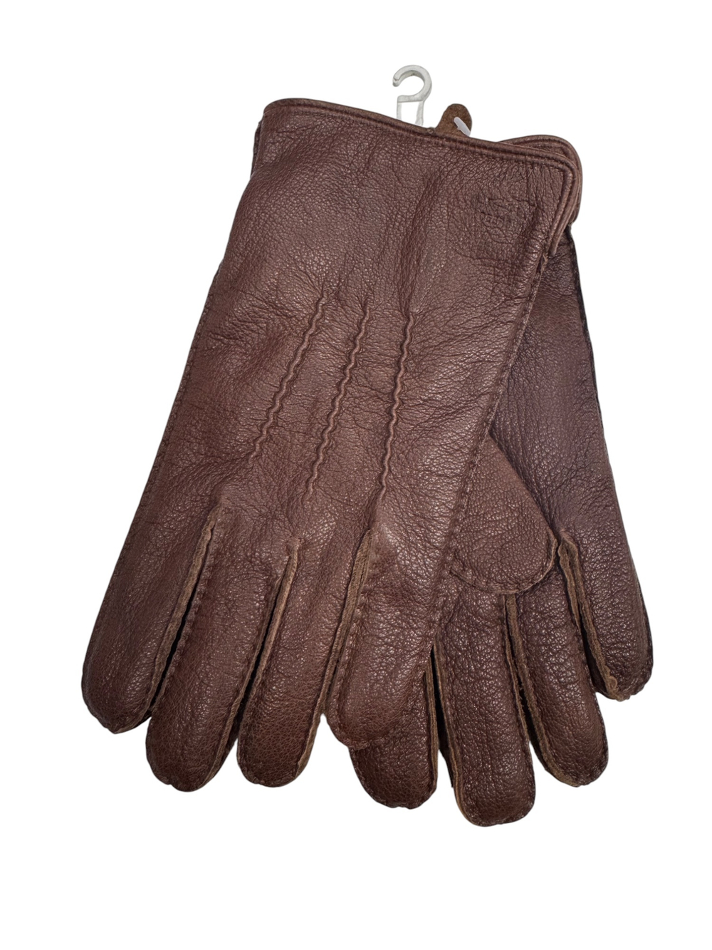 Перчатки. Мужские. Материал верха: Кожа оленя. Подклад: Трикотаж-шерсть. 5 шт в упаковке.