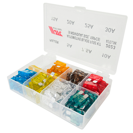 Предохранитель 5-30А плоский 106шт. в боксе JTC