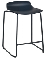 Табурет пластиковый полубарный Papatya X-Treme Sled Pro, черный