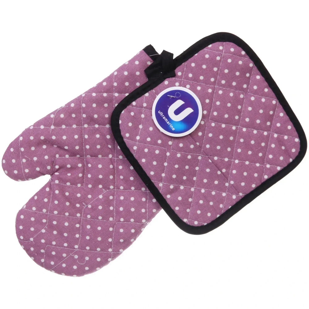 Прихватка в наборе варежкой «HomeStyle», цвет лиловый