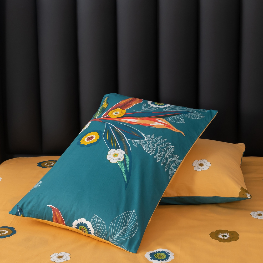 Комплект постельного белья Люкс Сатин 100% хлопок на резинке AR336