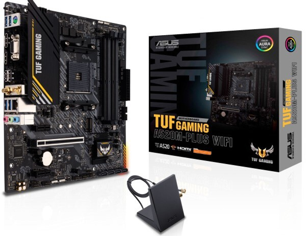 Материнская плата mATX ASUS TUF GAMING A520M-PLUS WIFI