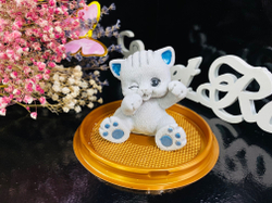 Шоколадная фигурка Котик (глазурь)