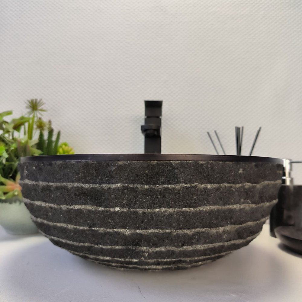 Раковина из андезита Bowl Black Marmo BA-62961 40*40*15 21