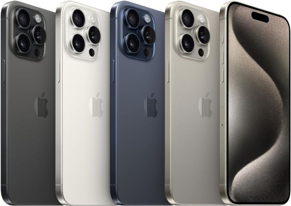 Смартфон Apple iPhone 15 Pro 128 ГБ, Dual: nano SIM + eSIM, Черный титан